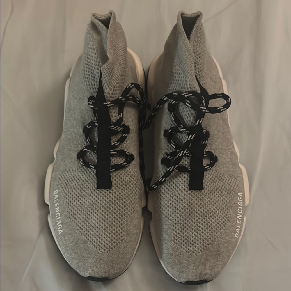 Balenciaga Gray High-Top Sneakers